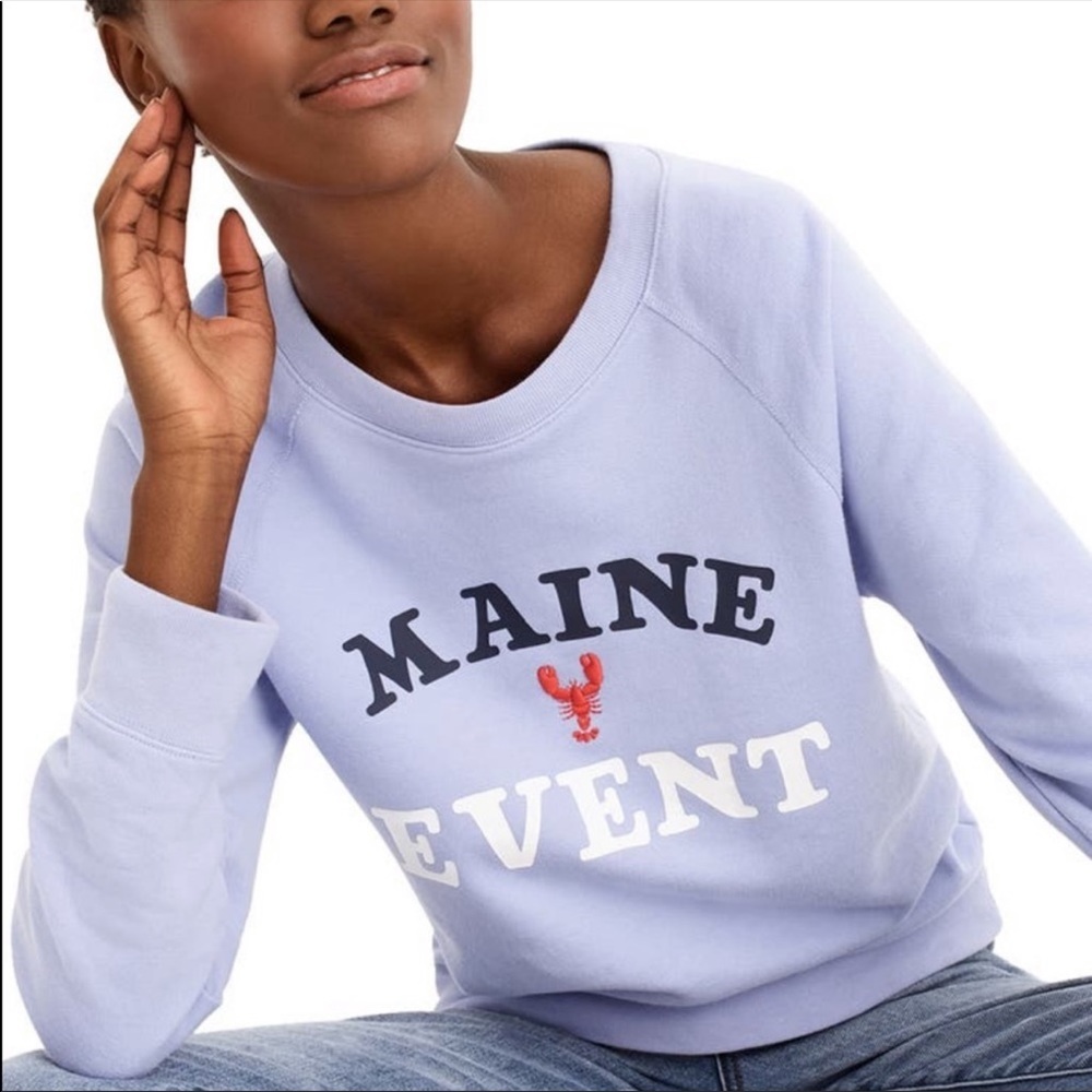 J. Crew Maine Event crewneck lobster sweatshirt size XS
